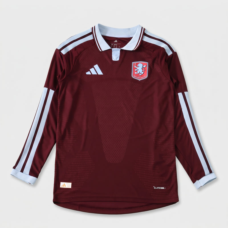 Camisa Jogador Aston Villa I 2026/27 - Manga Longa - Varal do Torcedor P / Não / Sem Patch Otimizado