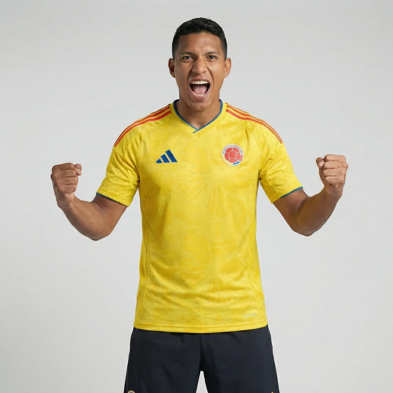 Camisa Colômbia I 2026 - Varal do Torcedor P / Não Otimizado