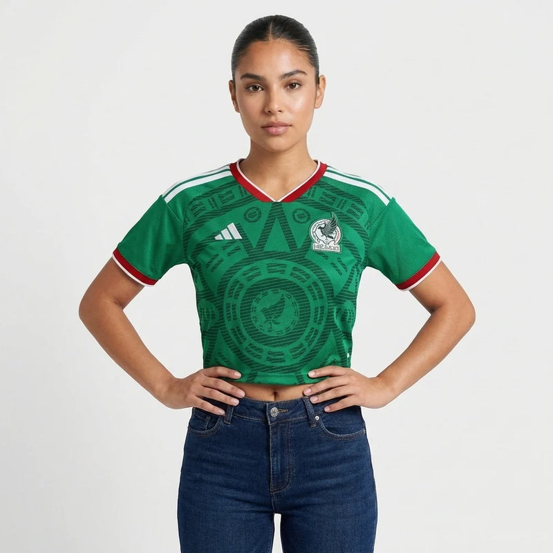 Cropped I México 2026 - Varal do Torcedor P / Não / Sem Patch Otimizado