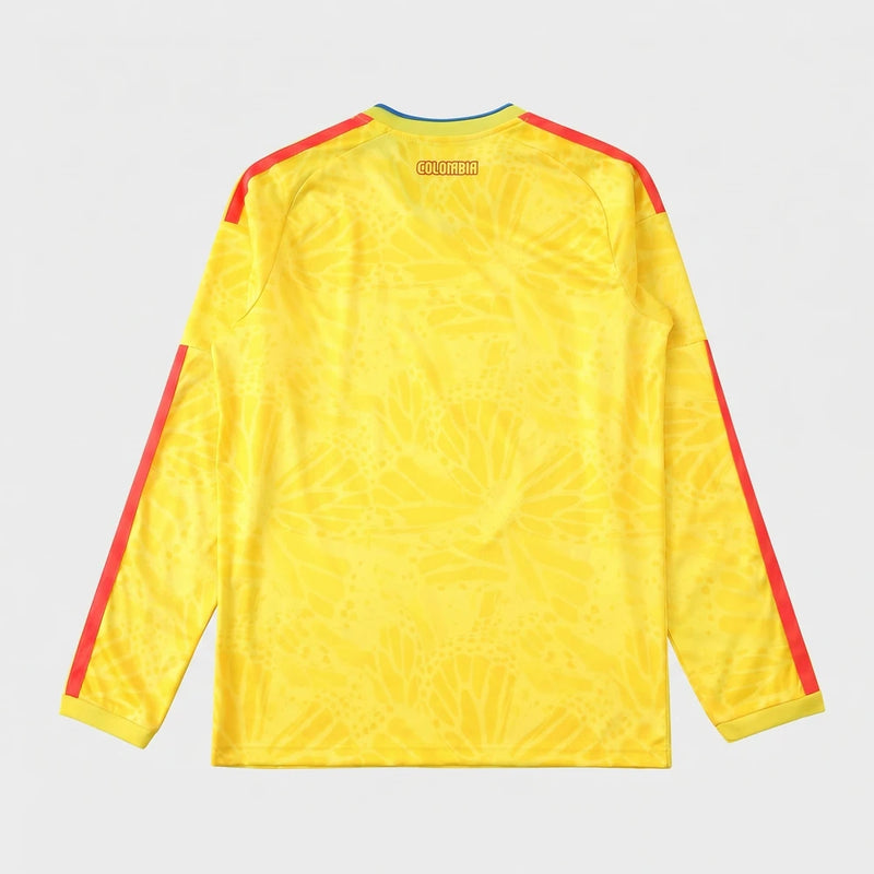 Camisa Colômbia I 2026 - Manga Longa - Varal do Torcedor P / Não / Sem Patch Otimizado