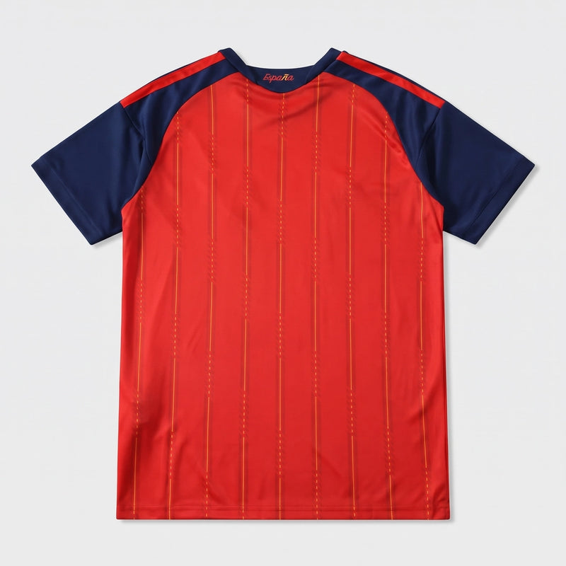 Camisa Espanha I 26/27 - 2 Estrelas + Patch Campeão do Mundo - Varal do Torcedor P / Não / Sem Patch Otimizado