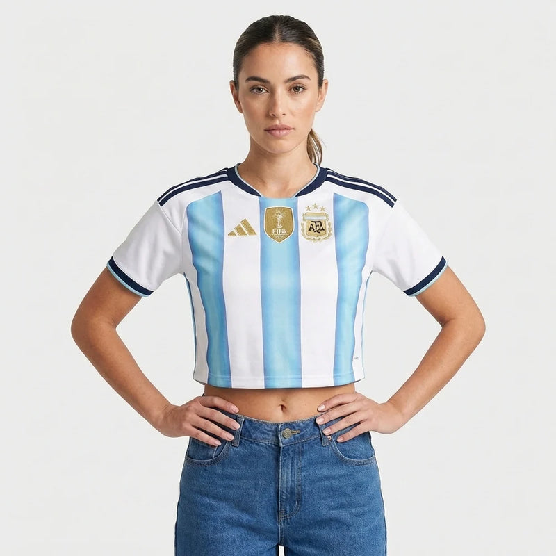 Cropped I Argentina 2026 - Varal do Torcedor P / Não / Sem Patch Otimizado