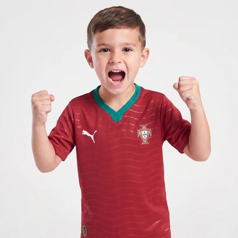 Kit Infantil C/Meião I Portugal 2026 - Varal do Torcedor 16 (3 á 4 anos) / Não Otimizado