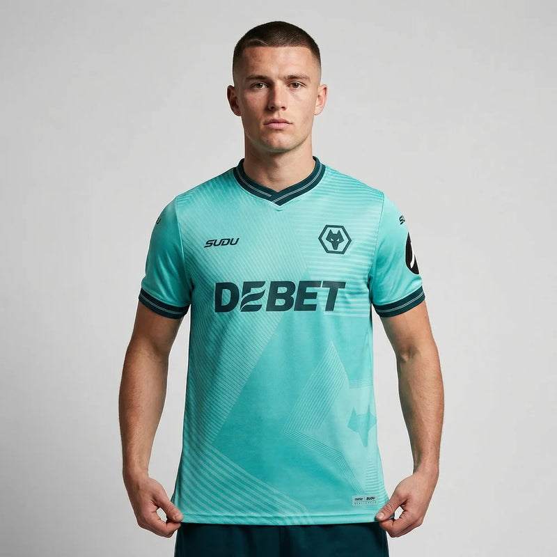 Camisa Wolverhampton II 2025/26 - Varal do Torcedor P / Não / Sem Patch Otimizado