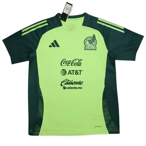 camisa treino méxico, camisa de aquecimento méxico, camisa pré-jogo 2025, uniforme treino seleção mexicana, futebol méxico, treino 2025/26, camisa dry fit méxico

