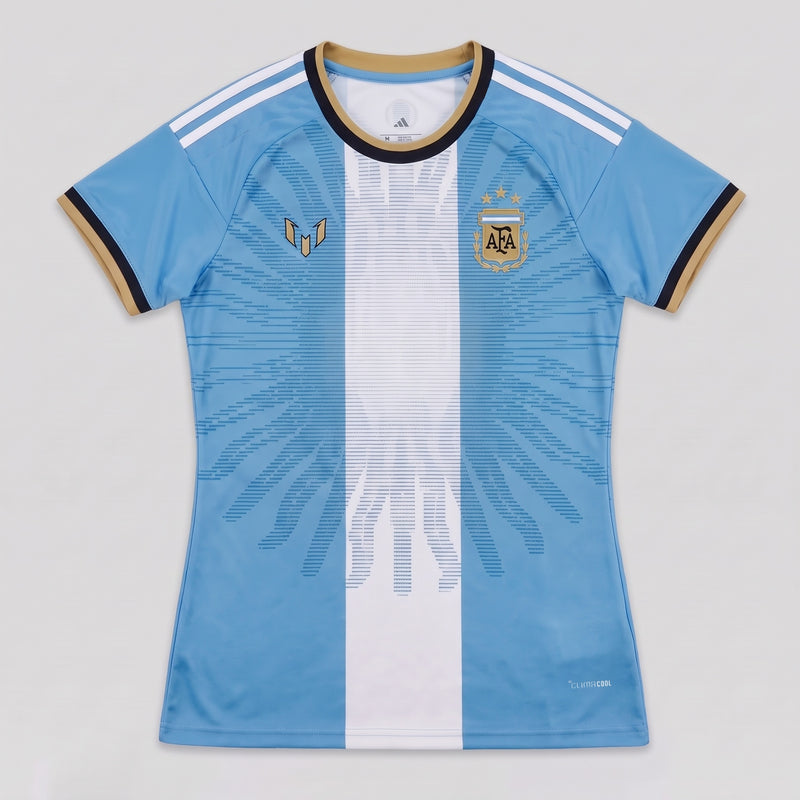 Camisa Especial Messi 10 Argentina Feminina - frente