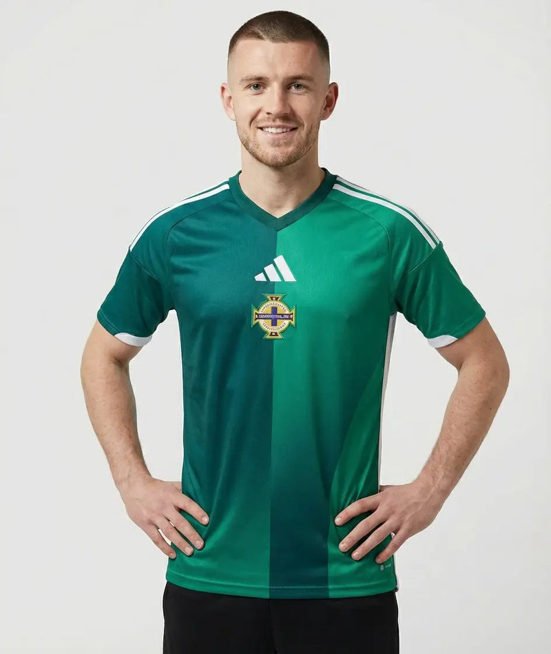 Camisa Irlanda do Norte I 2026 - Varal do Torcedor P / Não / Sem Patch Otimizado