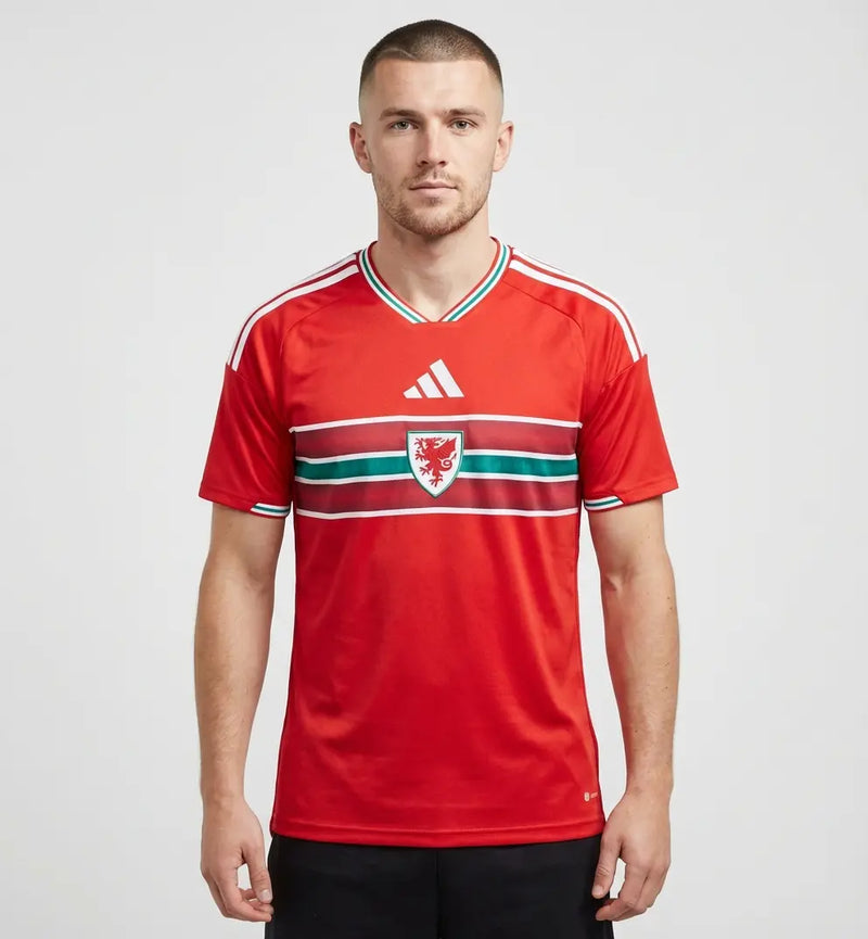 Camisa País de Gales I 2026 - Varal do Torcedor P / Não / Sem Patch Otimizado