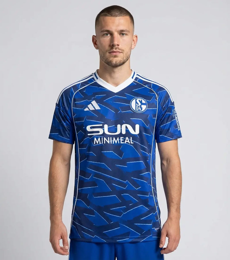 Camisa Schalke 04 I 2025/26 - Varal do Torcedor P / Não / Sem Patch Otimizado