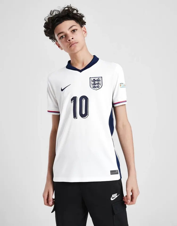 Camisa Juvenil I Inglaterra 2024/2025 - Bellingham (Eurocopa)