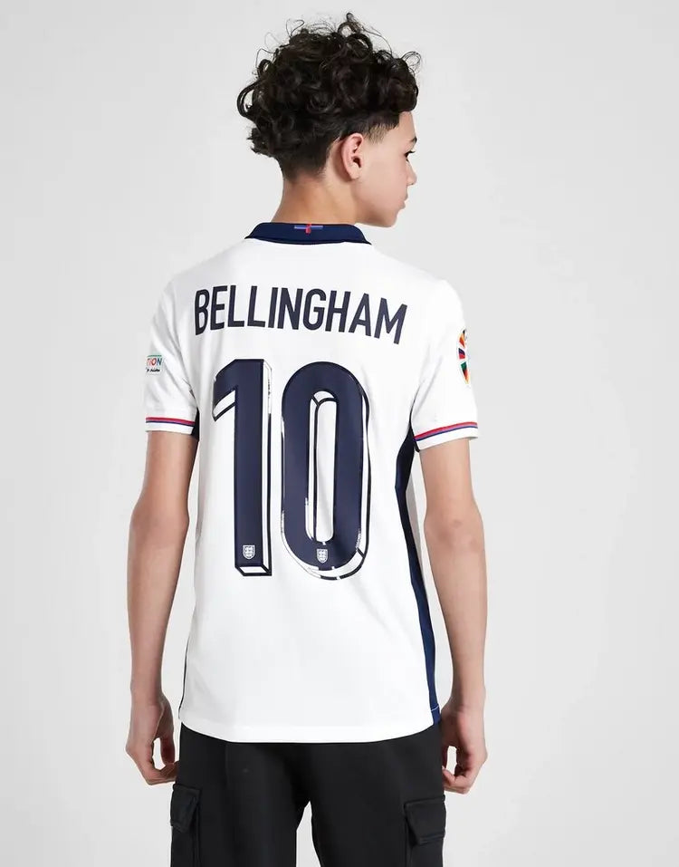 Camisa Juvenil I Inglaterra 2024/2025 - Bellingham (Eurocopa)