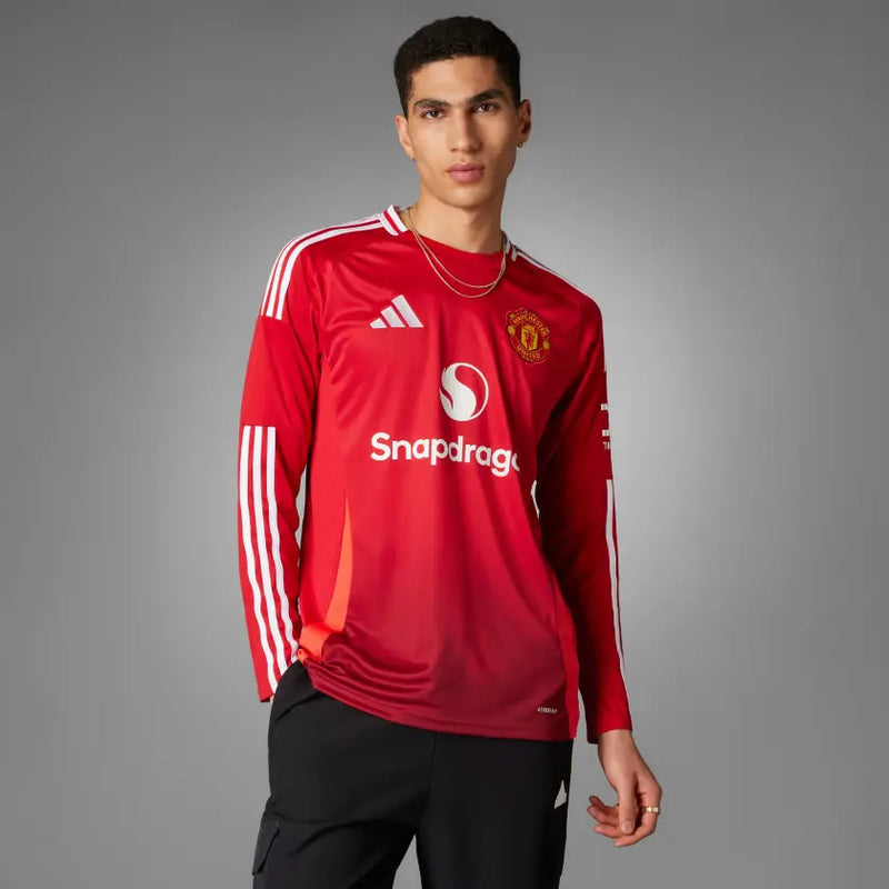 Camisa Manchester United I 2024/2025 - Manga Longa