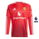 Camisa Manchester United I 2024/2025 - Manga Longa