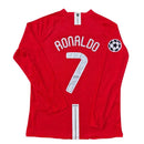Camisa Retrô Manchester United I 2008 - Manga Longa (Versão Final UCL 2008)