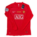 Camisa Retrô Manchester United I 2008 - Manga Longa (Versão Final UCL 2008)