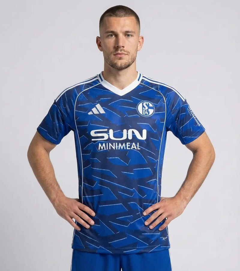 Camisa Schalke 04 I 2025/26 - Varal do Torcedor P / Não / Sem Patch Otimizado