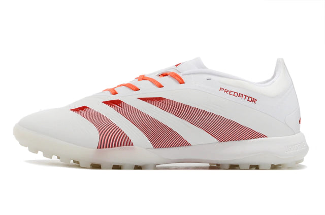 Chuteira Adidas Predator PredStrike Elite Society - Branco/Vermelho