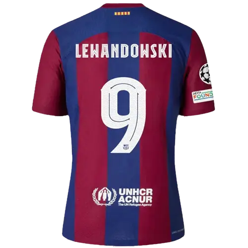 Camisa Barcelona I 2023/2024 - Lewandowski
