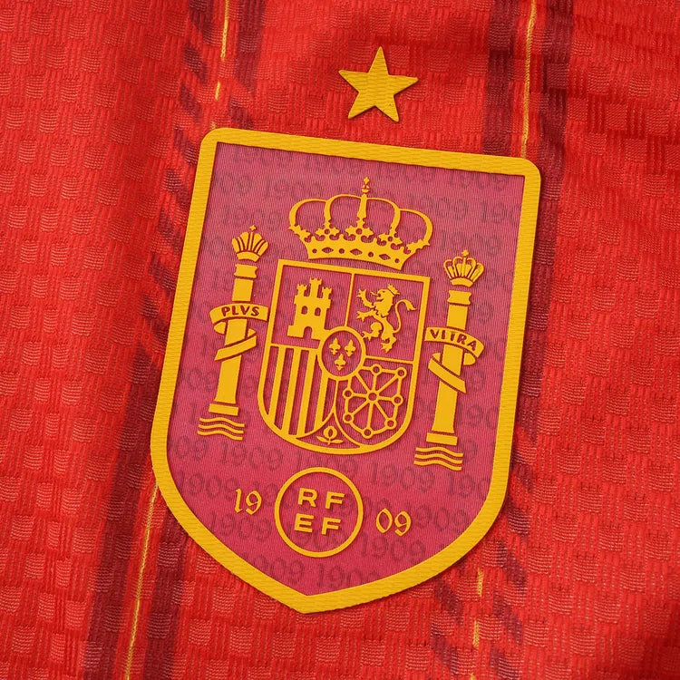 Camisa Jogador Espanha I 2026 - Manga Longa - Varal do Torcedor P / Não / Sem Patch Otimizado