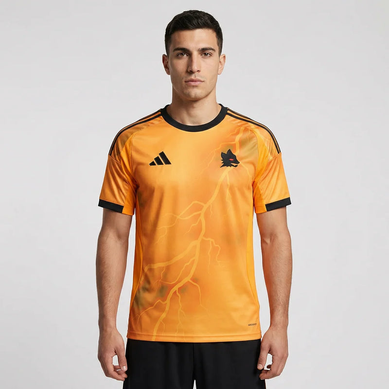 Camisa Roma II 2025/26 - Varal do Torcedor P / Não / Sem Patch Otimizado