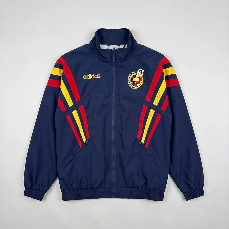 Jaqueta Retrô Espanha 1996 - Varal do Torcedor P Otimizado