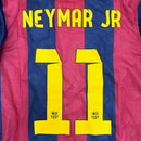 Camisa Retrô Barcelona I 2015 - Manga Longa - Varal do Torcedor P / Neymar Jr 11 + Match Day Final Champions League 2015 / Sem Patch Otimizado