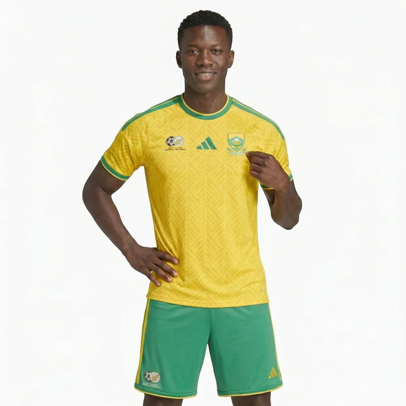 Camisa África do Sul I 2026 - Varal do Torcedor P / Não / Sem Patch Otimizado