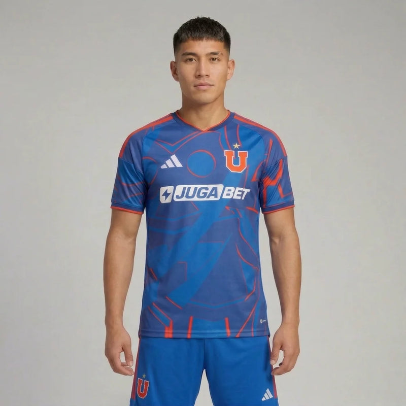 Camisa Universidad de Chile I 2026 - Varal do Torcedor P / Não / Sem Patch Otimizado