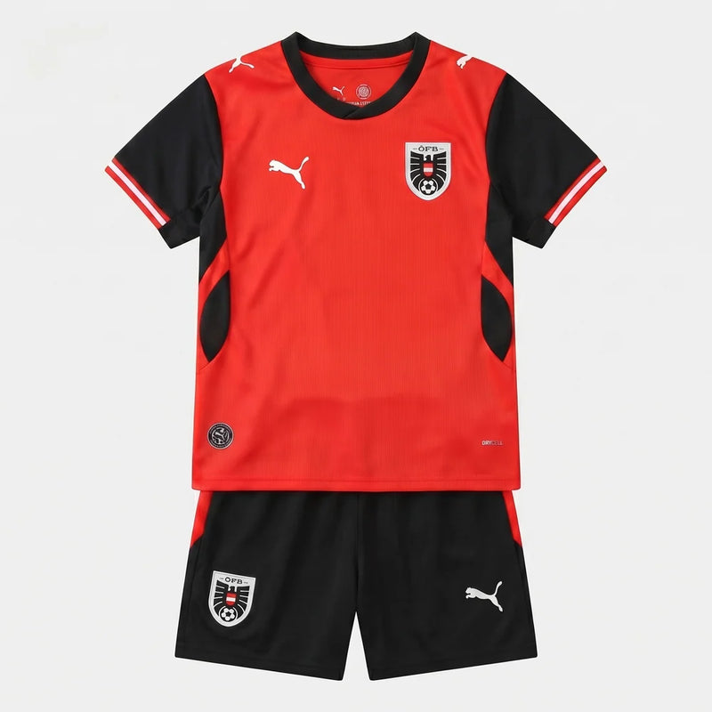 Kit Infantil Áustria I 2026 - Varal do Torcedor 16 (3 á 4 anos) / Não Otimizado