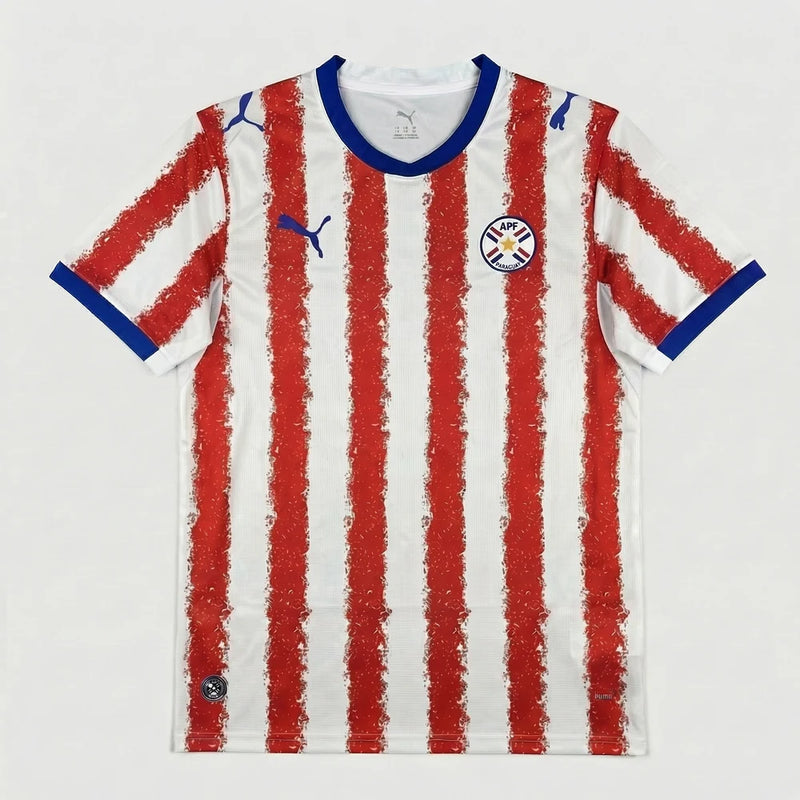 Camisa Paraguai I 2026 - Varal do Torcedor P / Não / Sem Patch Otimizado