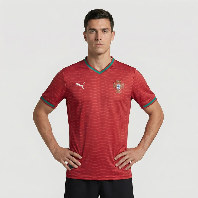 Camisa Portugal I 2026 - Varal do Torcedor P / Não Otimizado
