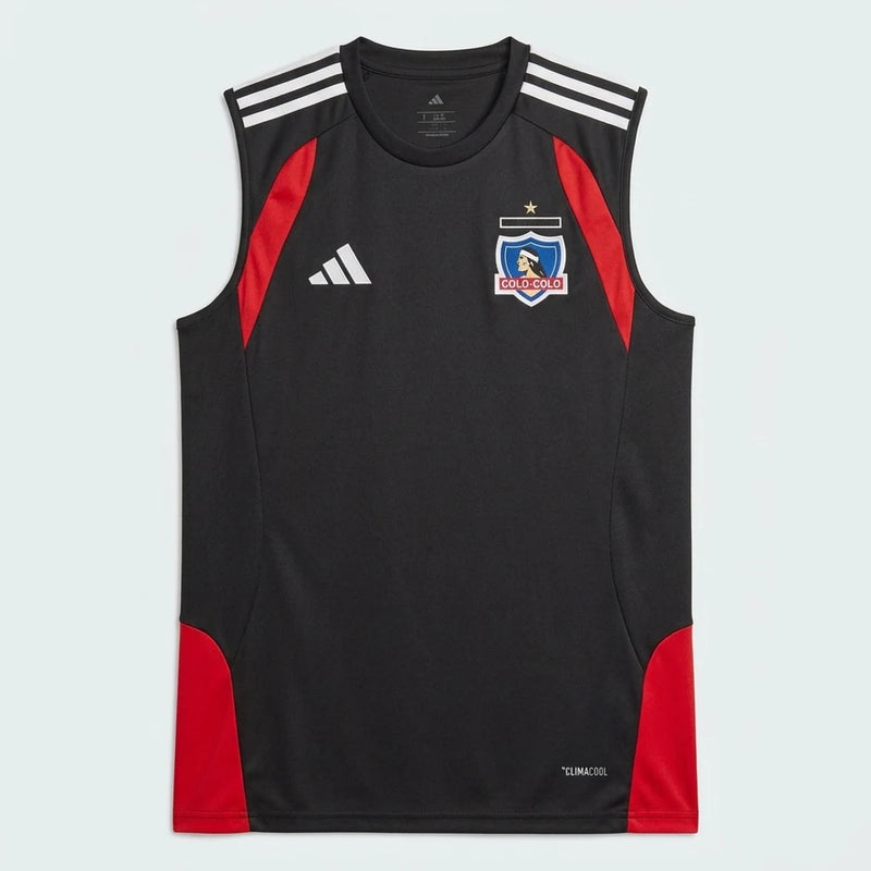 Regata Colo Colo 2026 - Preto e Vermelho - Varal do Torcedor P Otimizado