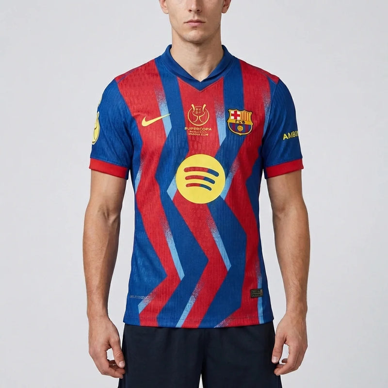 Camisa Barcelona IV 2025/26 - Versão Jogador - Varal do Torcedor P / Não / Supercopa - Versão final Otimizado