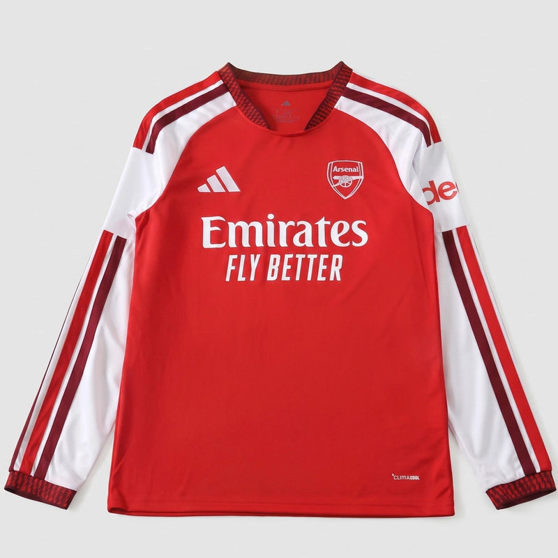 Camisa Arsenal I 2026/27 - Manga Longa - Varal do Torcedor P / Não / Sem Patch Otimizado