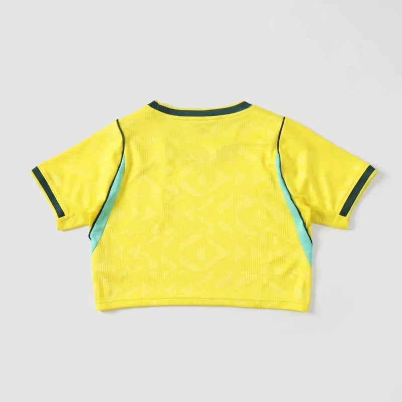 Cropped Seleção Brasileira I 2026 - Varal do Torcedor P / Não / Sem Patch Otimizado