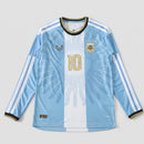 Camisa Especial Argentina Messi Manga Longa 2026/27 - Versão Jogador