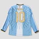 Camisa Especial Argentina Messi Manga Longa 2026/27 - Versão Jogador