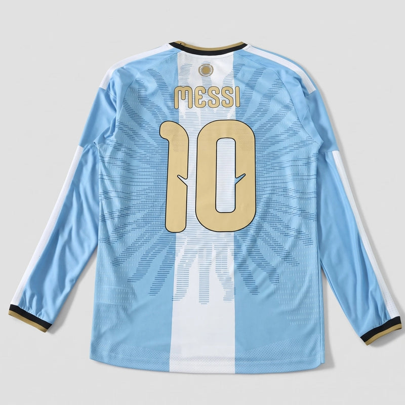 Camisa Especial Argentina Messi Manga Longa 2026/27 - Versão Jogador