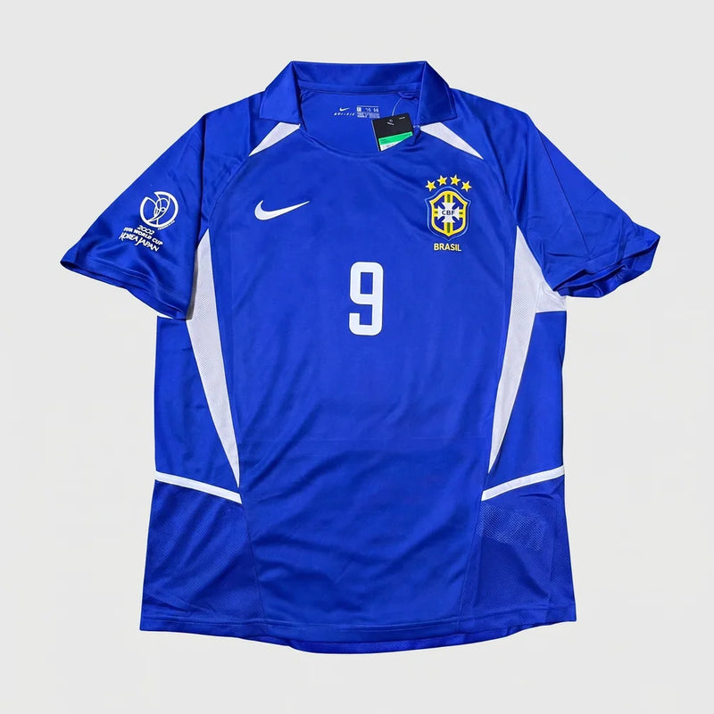 Camisa Retrô Seleção Brasileira II 2002 - Varal do Torcedor P / Não / Copa do Mundo 2002 Otimizado