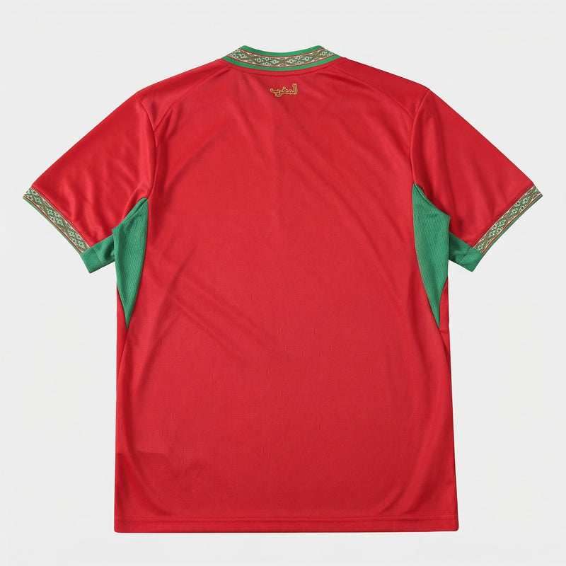 Camisa Marrocos I 2026 - Varal do Torcedor P / Não / Sem Patch Otimizado