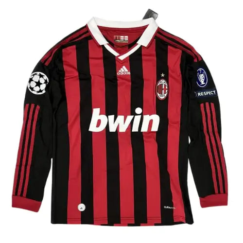 Camisa Retrô Milan I 2009/2010 - Manga Longa