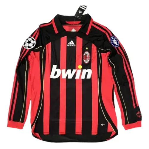 Camisa Retrô Milan I 2006/2007 - Manga Longa