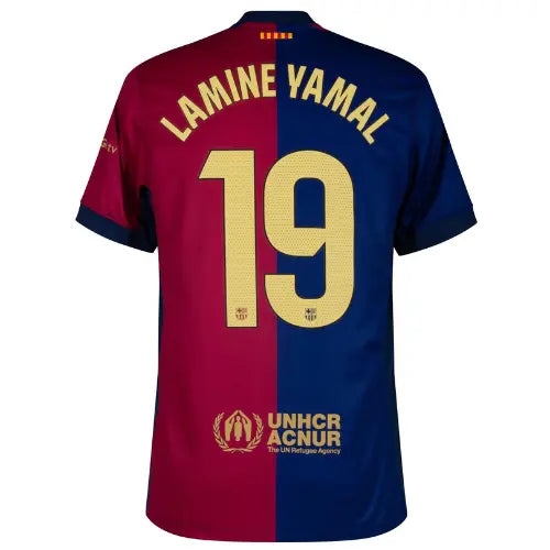 FC Barcelona 2024-2025 Lamine Yamal 19番 Camisa Barcelona I 2024/2025 - Lamine Yamal 19