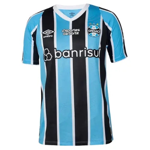 Camisa Grêmio I 2024/2025 - Todos os Patrocínios