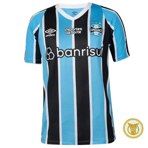 Camisa Grêmio I 2024/2025 - Todos os Patrocínios