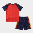 Kit Infantil Espanha I 26/27 - 2 Estrelas + Patch Campeão do Mundo