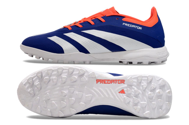 Chuteira Adidas Predator PredStrike Elite Society - Azul/Branco