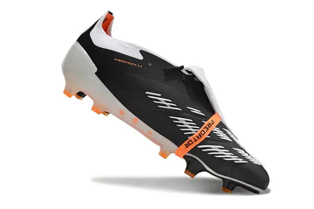 Chuteira Adidas Predstrike Elite Campo - Preto/Branco/Laranja