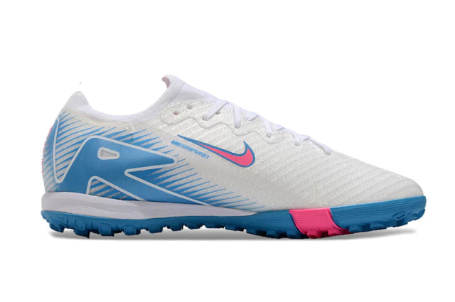 Chuteira Nike Mercurial Vapor 16 Elite Society - Branco/Rosa/Azul