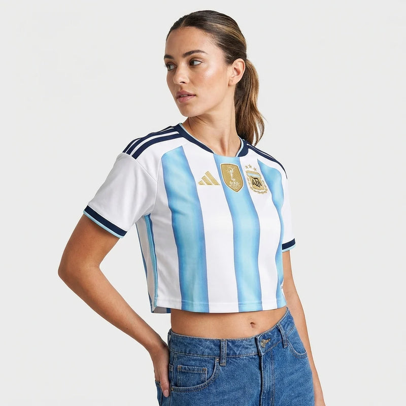 Cropped I Argentina 2026 - Varal do Torcedor P / Não / Sem Patch Otimizado